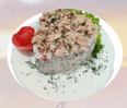 Tuna salad with rice