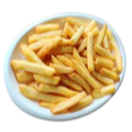 French fries in Batumi in Blue Wave