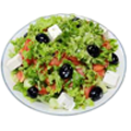Greek salad in Batumi in Blue Wave