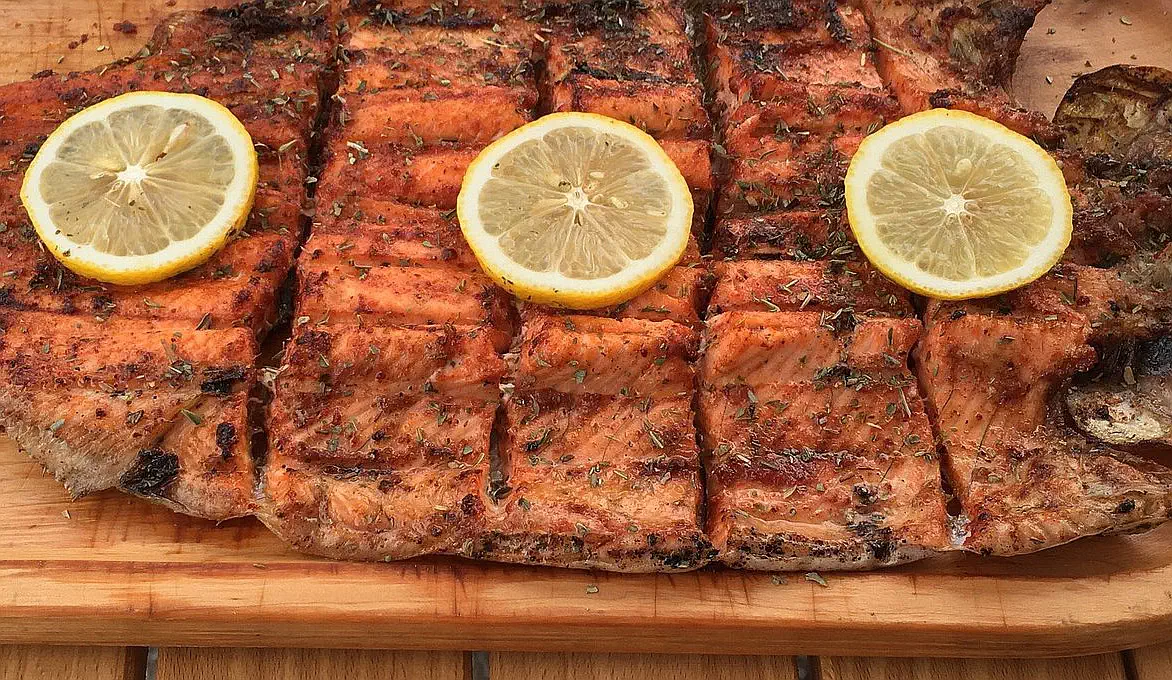 Seafood in fish-restaurant in Batumi Blue Wave